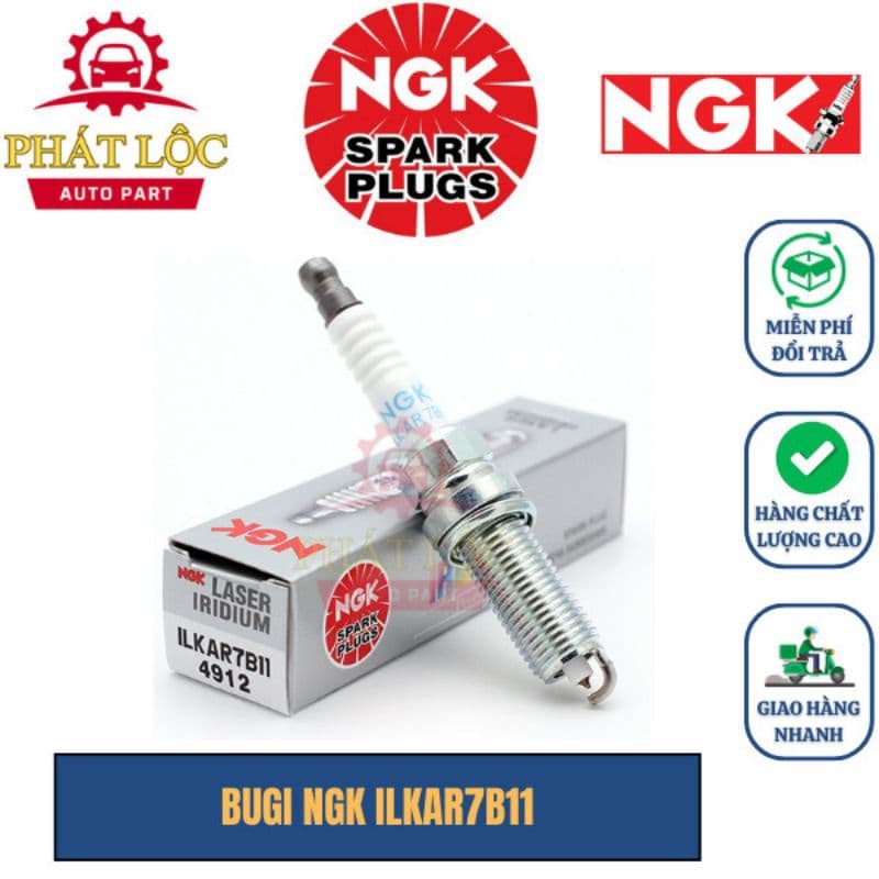 Bộ Bugi Iridium 4 cái  NGK phù hợp với  xe Corolla Altis ( NGK chính hãng)