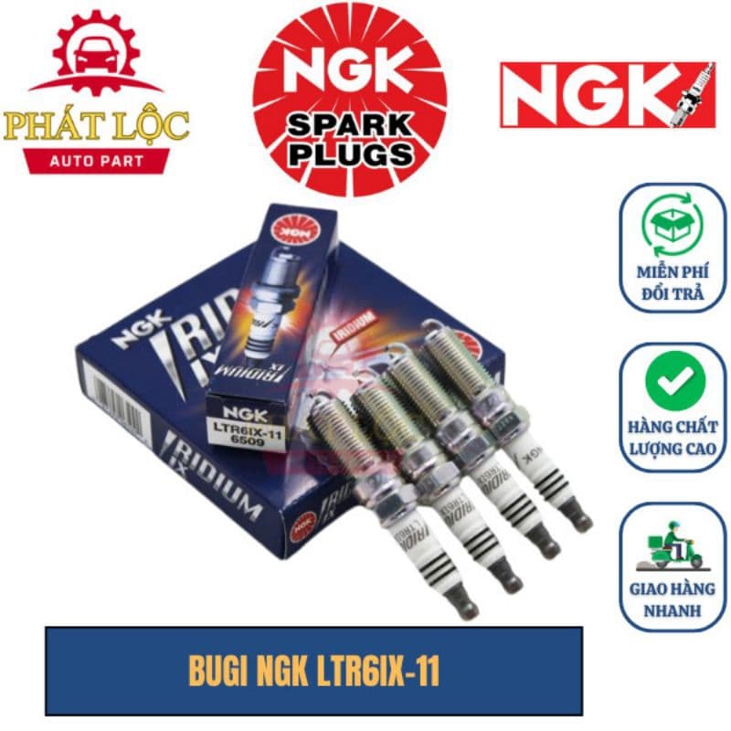Bộ  Bugi 4 cái NGK phù hợp với  xe Ford Fiesta,  Escape, Mondeo , Chevorlet ( NGK chính hãng)