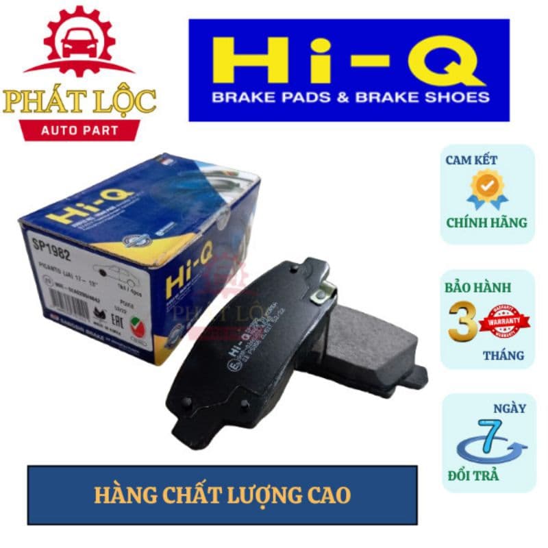 Má phanh trước Hi-Q phù hợp Morning/Picanto 2017-2022 ( Hi-Q chính hãng) - ảnh 2