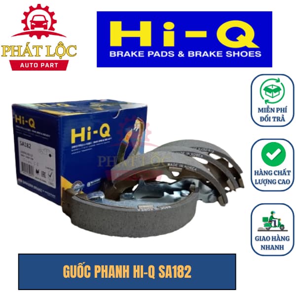 Guốc phanh sau Hi-Q phù hợp với I10 2007-2013 ( HI-Q chính hãng)
