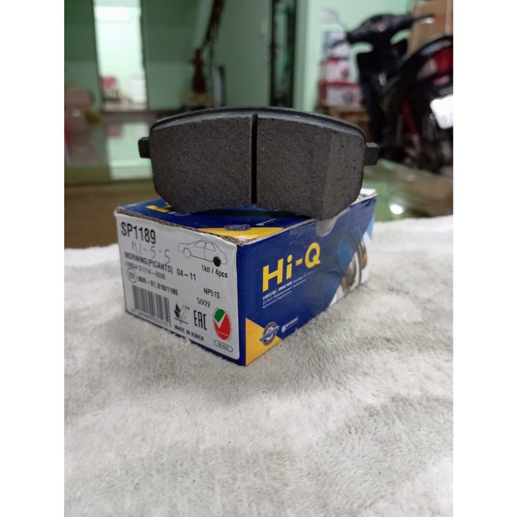 Má phanh sau Hi-Q phù hợp I10 2007-2013, Morning lắp ráp 2008-2013, Picanto 2004-2008 ( Hi-Q chính hãng) - ảnh 7