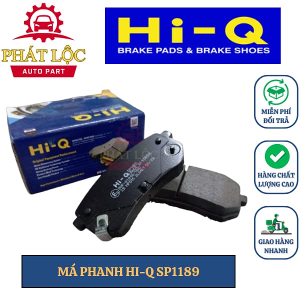 Má phanh sau Hi-Q phù hợp I10 2007-2013, Morning lắp ráp 2008-2013, Picanto 2004-2008 ( Hi-Q chính hãng)