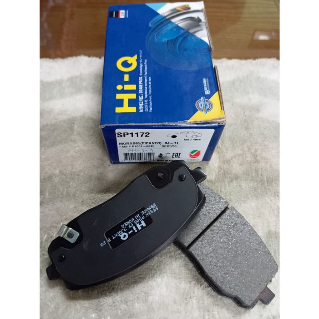 Má phanh trước phù hợp với  I10 2007-2013, Morning 2003-2011 ( HI-Q chính hãng) - ảnh 5