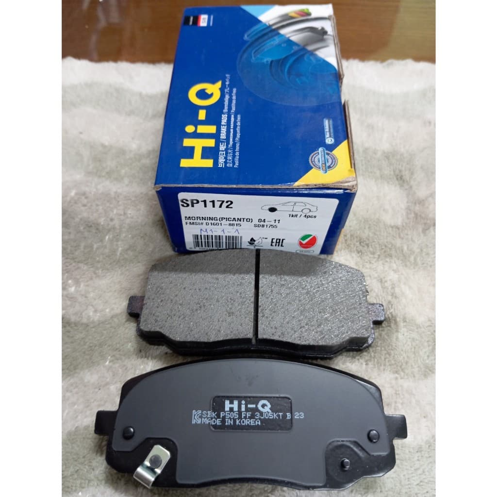 Má phanh trước phù hợp với  I10 2007-2013, Morning 2003-2011 ( HI-Q chính hãng) - ảnh 8