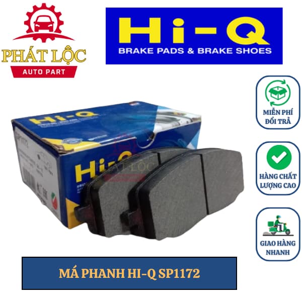 Má phanh trước phù hợp với  I10 2007-2013, Morning 2003-2011 ( HI-Q chính hãng)