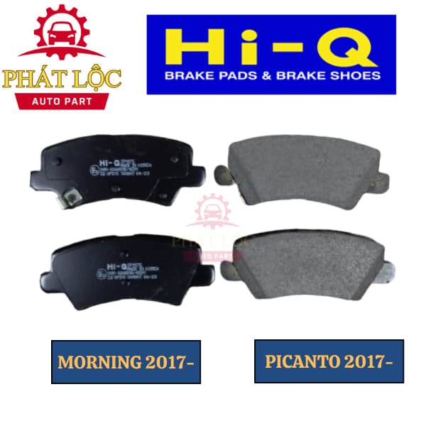 Má phanh sau  Hi-Q phù hợp Morning 2017-2022, Picanto 2017-2022 ( Hi-Q chính hãng) - ảnh 3
