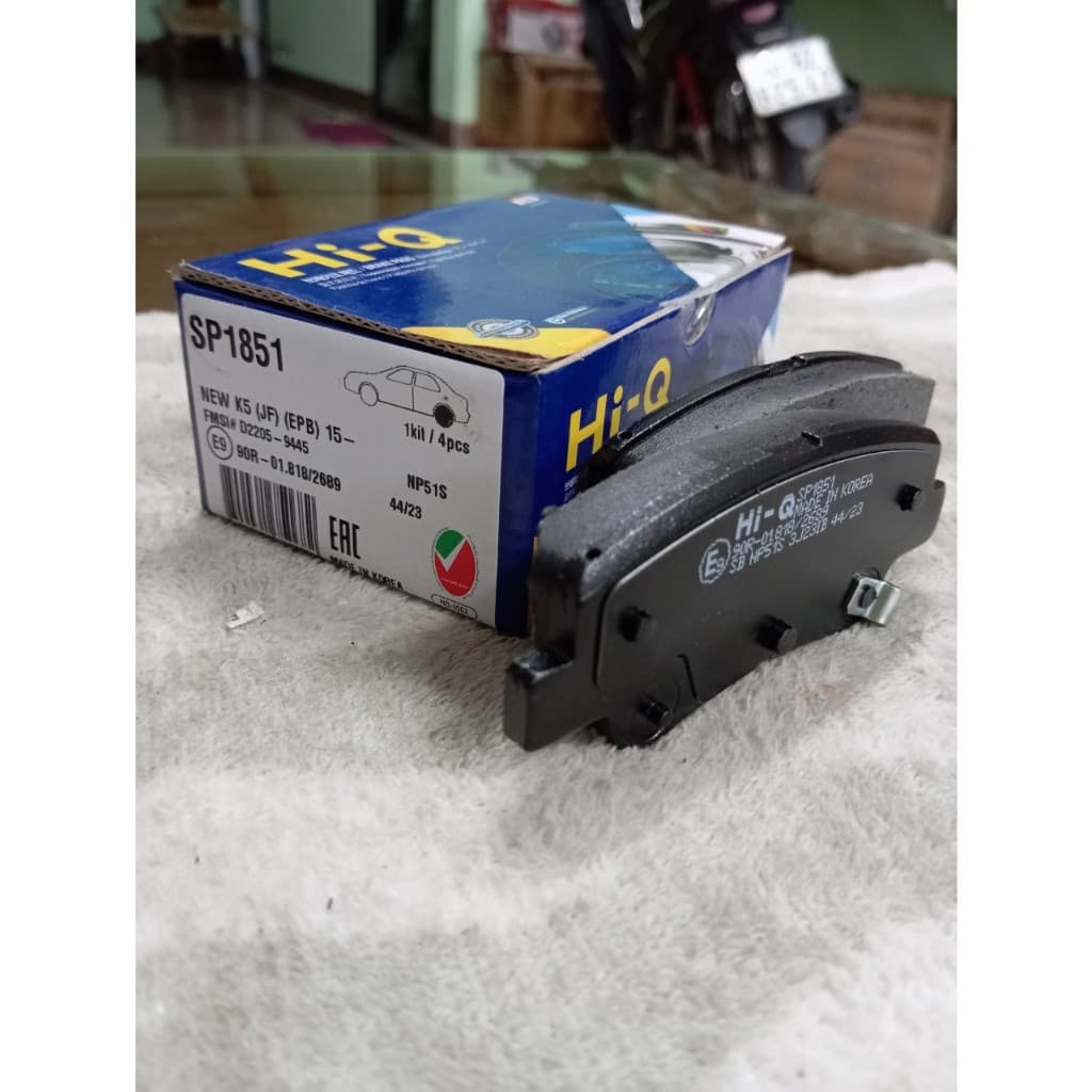 Má phanh sau Hi-Q phù hợp KHÔNG GÀI Accent 2011-, Elantra/ Avante 2011-,I10 2016-,K3 2012-,...( HI-Q chính hãng) - ảnh 5