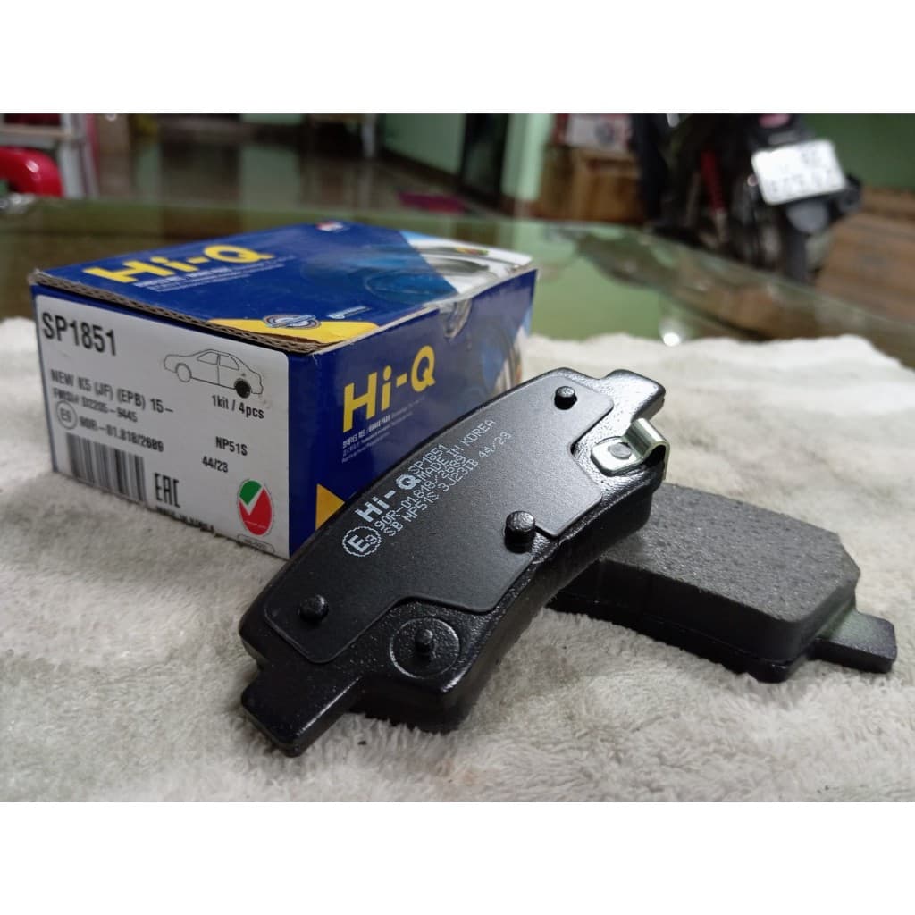 Má phanh sau Hi-Q phù hợp KHÔNG GÀI Accent 2011-, Elantra/ Avante 2011-,I10 2016-,K3 2012-,...( HI-Q chính hãng) - ảnh 8