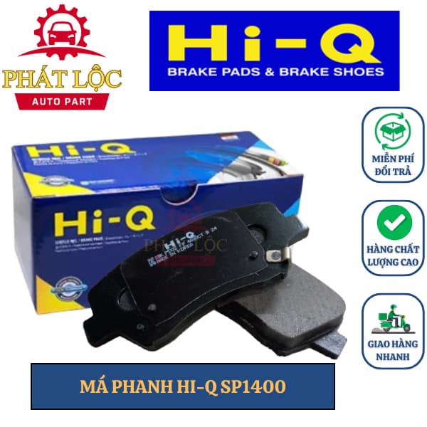 Má phanh trước Hi-Q phù hợp  Accent 2011-2023,  K3 2012-, Soluto 2018...( HI-Q chính hãng)