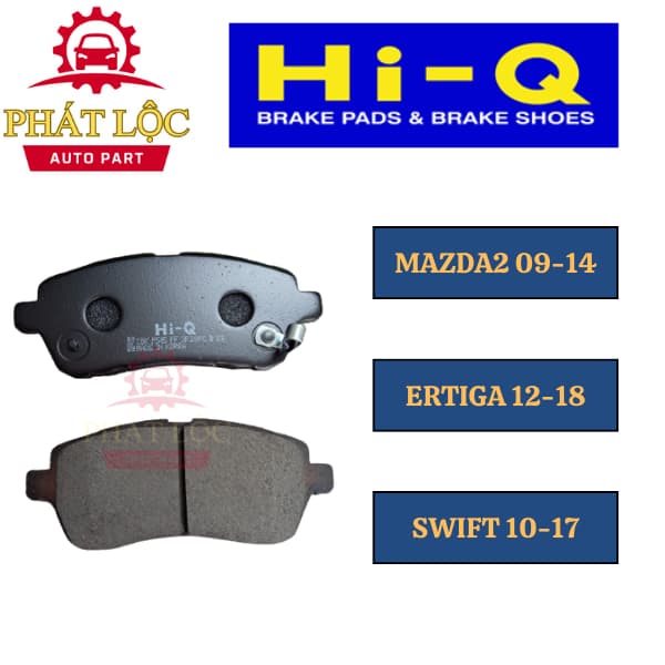 Má phanh trước Hi-Q phù hợpSuzuki Ertiga 2012-2018, Mazda2 2009-2014, Swift 2010-2017, ( HI-Q chính hãng) - ảnh 3