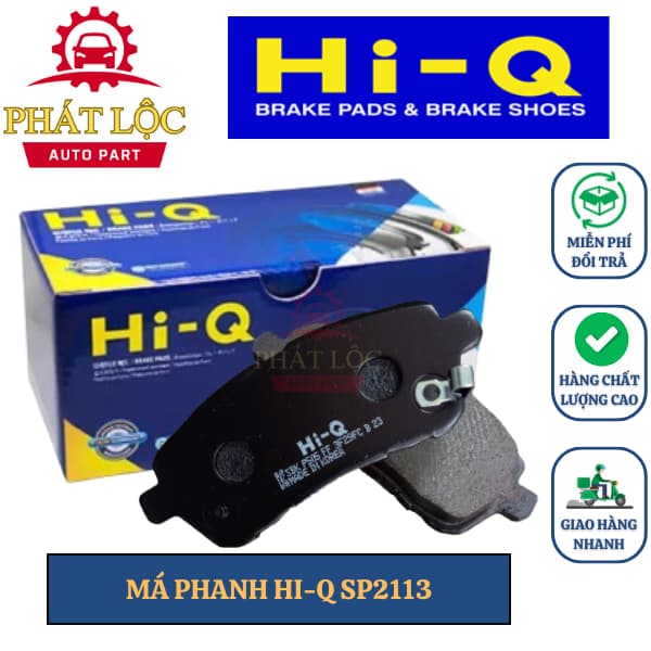 Má phanh trước Hi-Q phù hợpSuzuki Ertiga 2012-2018, Mazda2 2009-2014, Swift 2010-2017, ( HI-Q chính hãng)