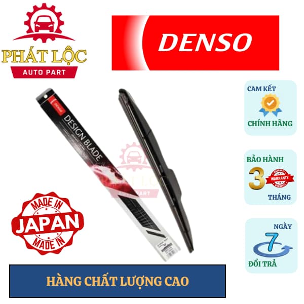 [ Giá 1 chiếc] Gạt mưa Denso 3 khúc sản xuất tại Nhật Bản ( 100% Denso chính hãng) - ảnh 2