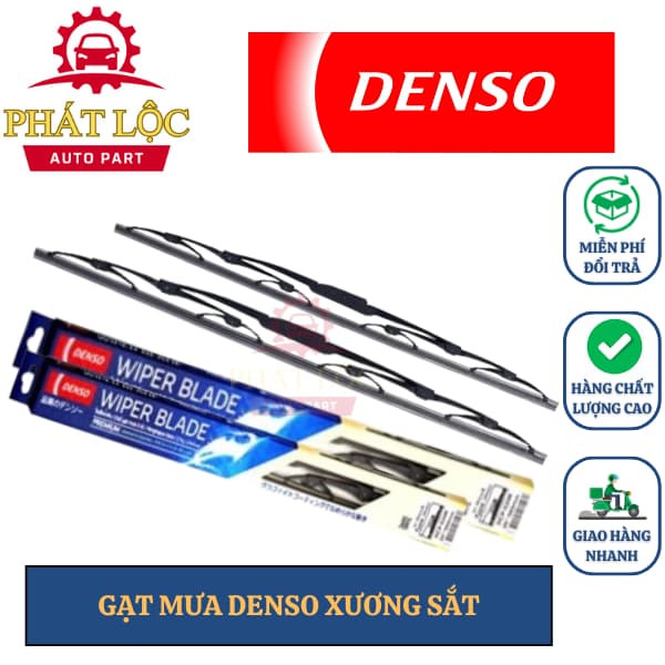 Gạt mưa Denso xương sắt sản xuất tại Malaysia ( 100% Denso chính hãng)
