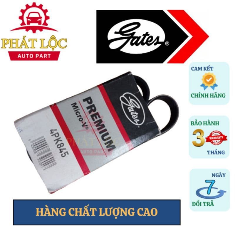 Dây curoa tổng xe Getz 1.4 ( Gates chính hãng) - ảnh 2