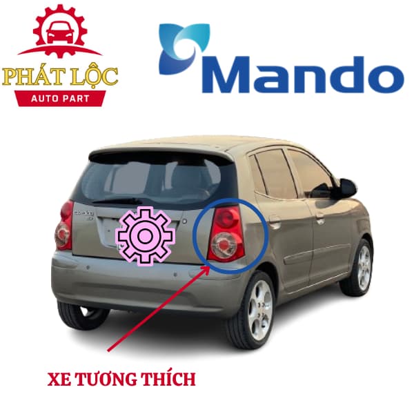 [ Giá 1 đôi] Giảm xóc trước Mando phù hợp với Morning đèn hậu thẳng chưa thành dấu phẩy ( Mando chính hãng) - ảnh 4