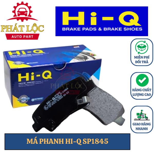 Má phanh sau CÓ GÀI Hi-Q phù hợp Accent 2011-, Elantra/ Avante 2011-,I10 2016-, Seltos 2019-,K3 2012-,...( HI-Q chí