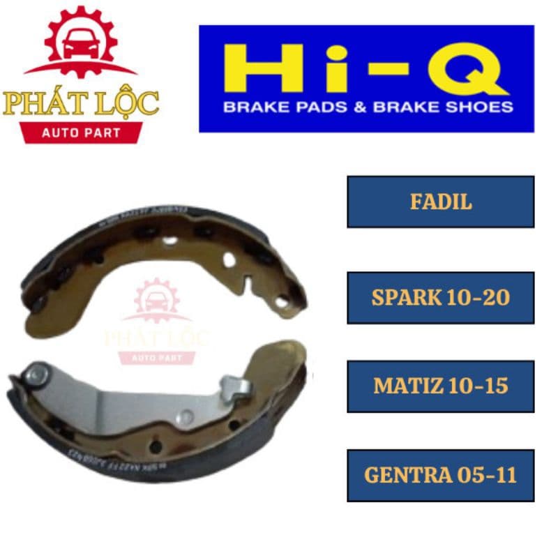 Guốc phanh sau Hi-Q phù hợp Vinfast Fadil, Spark 2010-2022, Matiz 2010-2015,GentraHB 2005-2010, Aveo 2002-2011 - ảnh 3