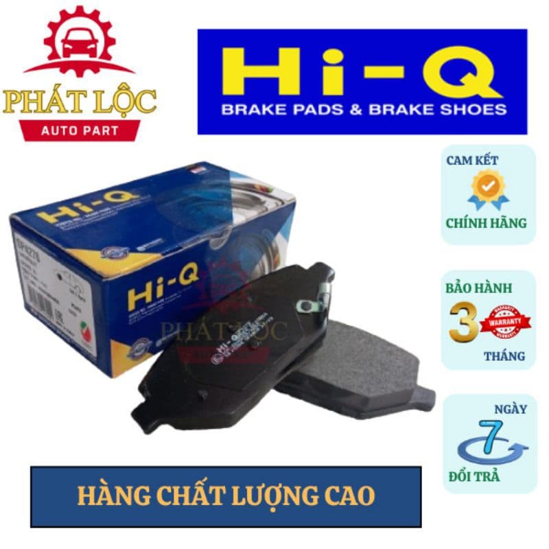 Má phanh  trước Hi-Q phù hợp Vinfast Fadil, Spark 2015-2022 ( Hi-Q chính hãng) - ảnh 2