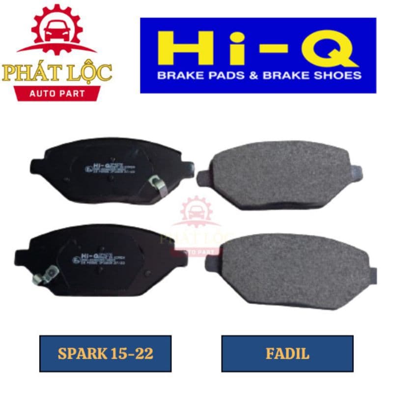 Má phanh  trước Hi-Q phù hợp Vinfast Fadil, Spark 2015-2022 ( Hi-Q chính hãng) - ảnh 3