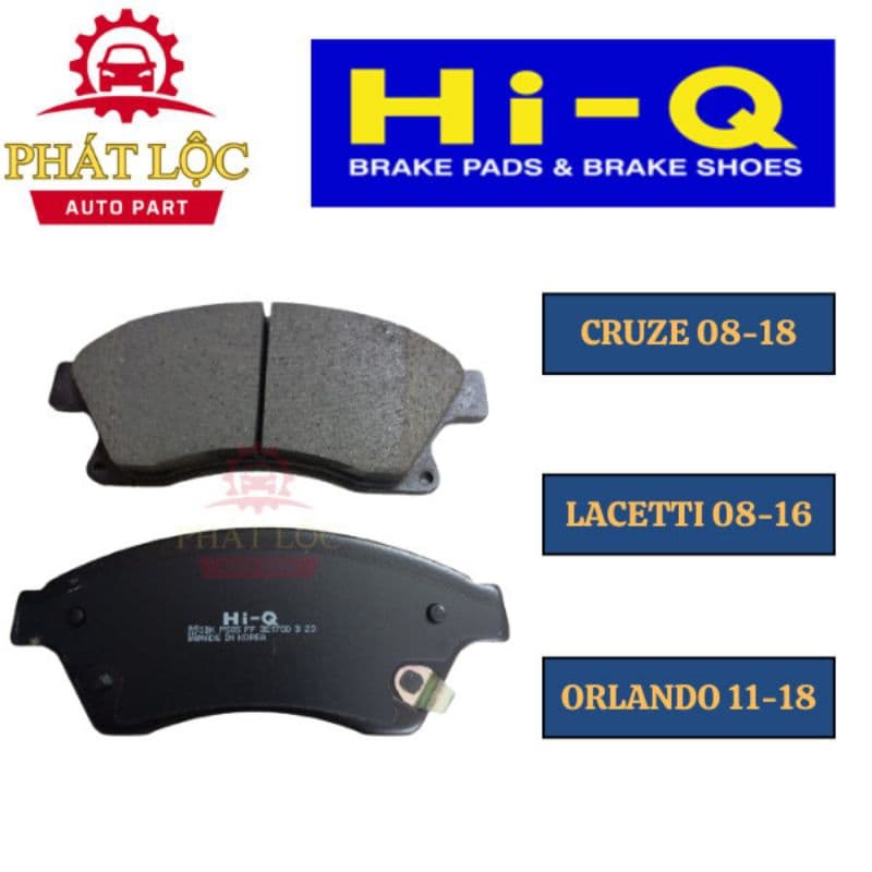 Má phanh trước Hi-Q phù hợp với Chevrolet Cruze 2008-2018, Lacetti 2008-2016, Orlando 2011-2018 ( Hi-Q chính hãng) - ảnh 3
