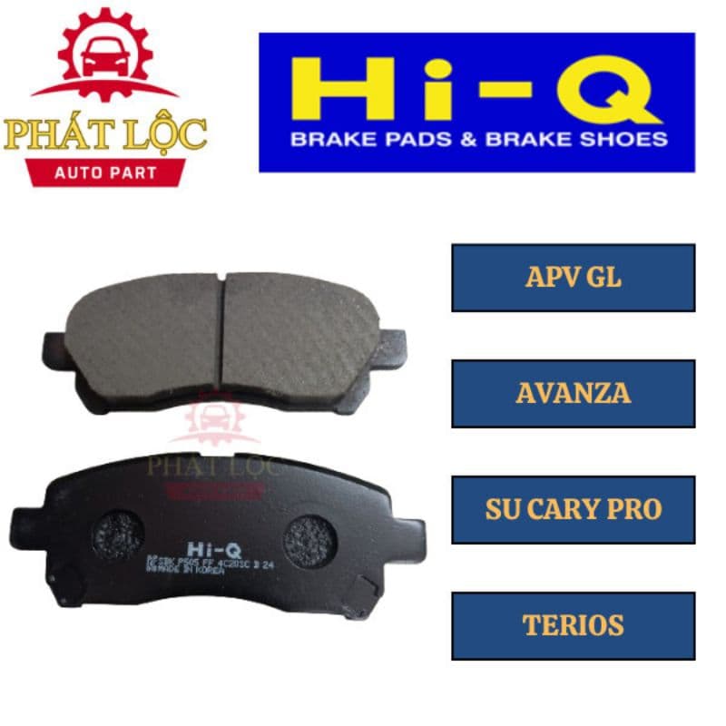 Má phanh trước Hi-Q phù hợp Su Carry Pro, Su APV GL, Avanza, Terios ( Hi-Q chính hãng) - ảnh 3