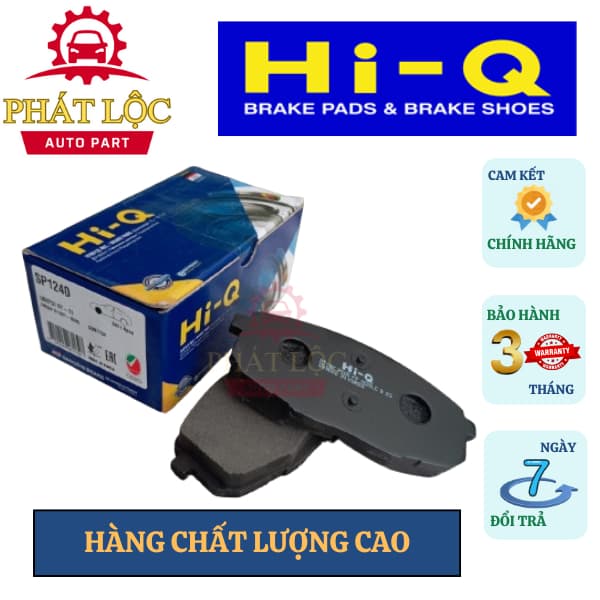 Má phanh trước Hi-Q phù hợp với  Cerato 2008+, Forte 2008-2013, K3 2018+...( HI-Q chính hãng) - ảnh 2