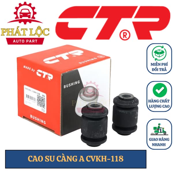 Cao su càng A nhỏ CTR phù hợp với Accent 99-24,  I10 07-24, Monring, Click 02-11, Getz 02-11.( CTR chính hãnngx)