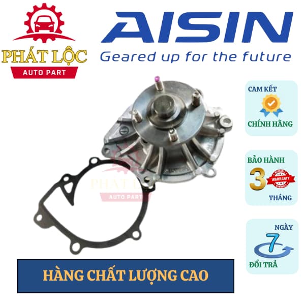 Bơm nước làm mát động cơ máy dầu Aisin phù hợp với Fortuner 2004-2016, Hilux 2004-2016 ( Aisin chính hãng) - ảnh 2
