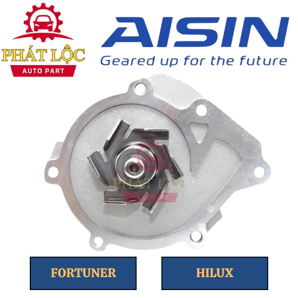 Bơm nước làm mát động cơ máy dầu Aisin phù hợp với Fortuner 2004-2016, Hilux 2004-2016 ( Aisin chính hãng) - ảnh 3