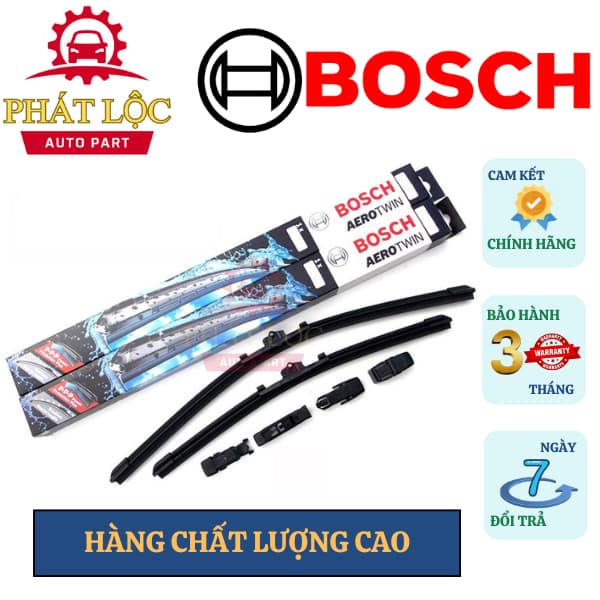 [ Giá 1 chiếc] Gạt mưa cao cấp chân đa năng BOSCH AEROTWIN PLUS  ( Bosch chính hãng 100% có mã QR kiểm tra) - ảnh 2