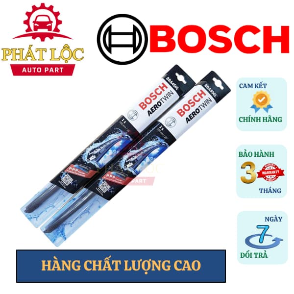 [ Giá 1 chiếc] Gạt mưa cao cấp Bosch AeroTwin móc phổ thông ( Bosch chính hãng 100% cõ mã QR kiểm tra) - ảnh 2