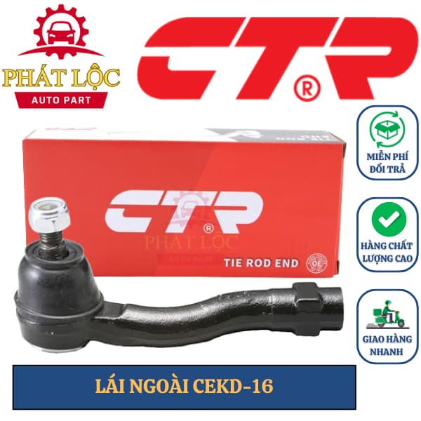 Rotuyn lái ngoài CTR phù hợp với Lacetti 1.6 Việt Nam 2002-2014, Nubira 2005-2011, Gentra 2013+ ( CTR chính hãng)