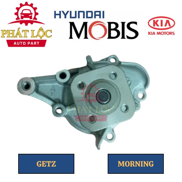 Bơm nước làm mát động cơ Getz, Morning đời cũ đèn hậu thẳng ( Mobis chính hãng) - ảnh 3