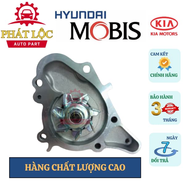 Bơm nước làm mát động cơ Getz, Morning đời cũ đèn hậu thẳng ( Mobis chính hãng) - ảnh 2