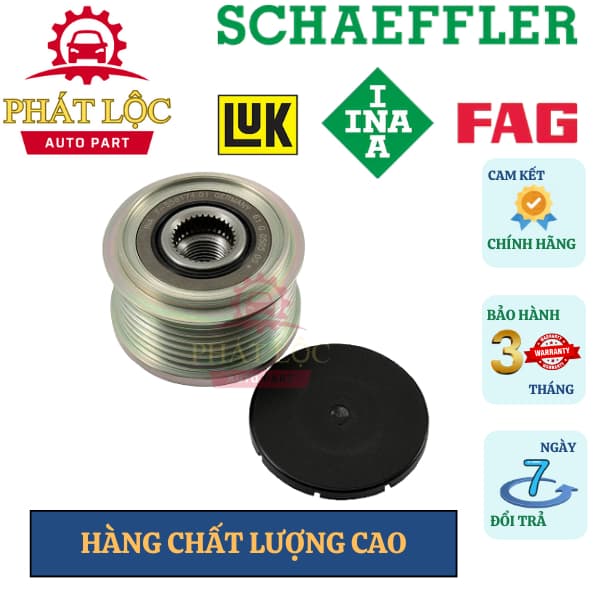 Puly máy phát INA phù hợp với Ford Ranger 2011-2015, BT-50 2011-2020, Transit 2006+,... ( INA chính hãng) - ảnh 2