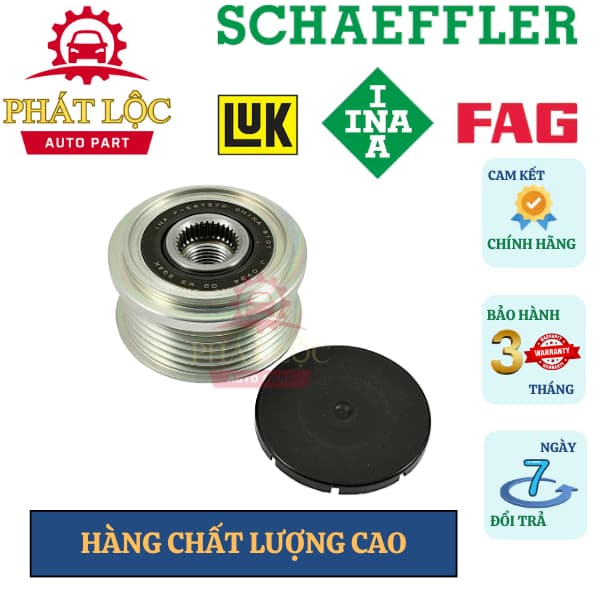 Puly máy phát INA phù hợp với Grand I10 2013-2020, Morning 2011-2023, Accent, K3, Forte, Cerato...( INA chính hãng) - ảnh 2