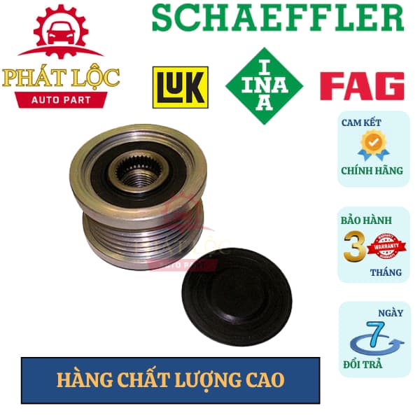 Puly máy phát  Aveo 2011-2018,Orlando 2011-2015,SparkM300 2011-2017,Cruze 2010-2018 ( INA chính hãng) - ảnh 2