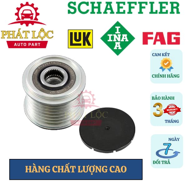 Puly máy phát INA phù hợp với Altis 2019-2023, Audi Q7 2006-2010 ( INA chính hãng) - ảnh 2
