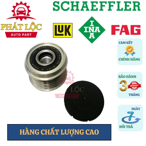 Puly máy phát INA phù hợp với Sonata 2010-2017, Optima 2015-2019 ( INA chính hãng) - ảnh 2