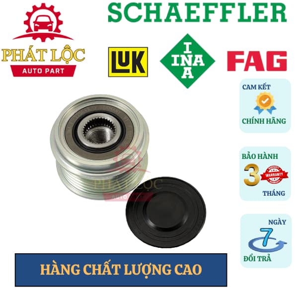 Puly máy phát INA phù hợp với Captiva 2006-2015 xăng, Lacetti 2005-2015 nhập khẩu, Nubira 2005-2015 ( INA chính hãng) - ảnh 2