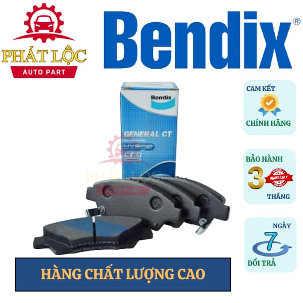 Má phanh trước Bendix phù hợp Honda City 1.5 2009-2023 ( Bendix chính hãng) - ảnh 2