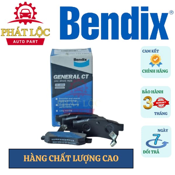 Má phanh sau Bendix phù hợp Honda City 1.5 2009-2023 ( Bendix chính hãng) - ảnh 2