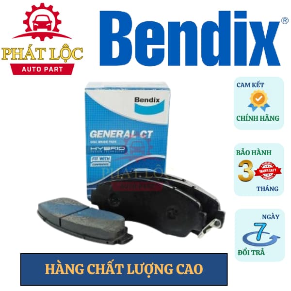 Má phanh trước Bendix phù hợp Honda CRV 2006-2016 ( Bendix chính hãng) - ảnh 2
