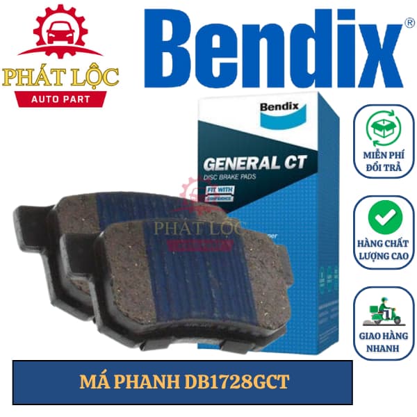 Má phanh sau Bendix phù hợp Honda CRV 2006-2016 ( Bendix chính hãng)