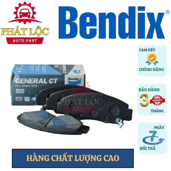 Má phanh trước Bendix phù hợp Honda Civic 2005-2016, Accord 2003-2011 ( Bendix chính hãng) - ảnh 2