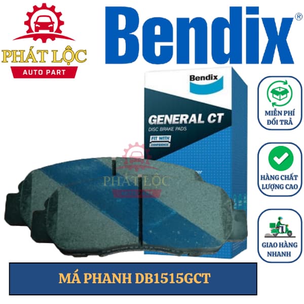 Má phanh trước Bendix phù hợp Honda Civic 2005-2016, Accord 2003-2011 ( Bendix chính hãng)
