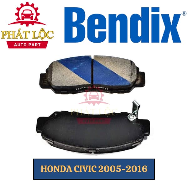 Má phanh trước Bendix phù hợp Honda Civic 2005-2016, Accord 2003-2011 ( Bendix chính hãng) - ảnh 3