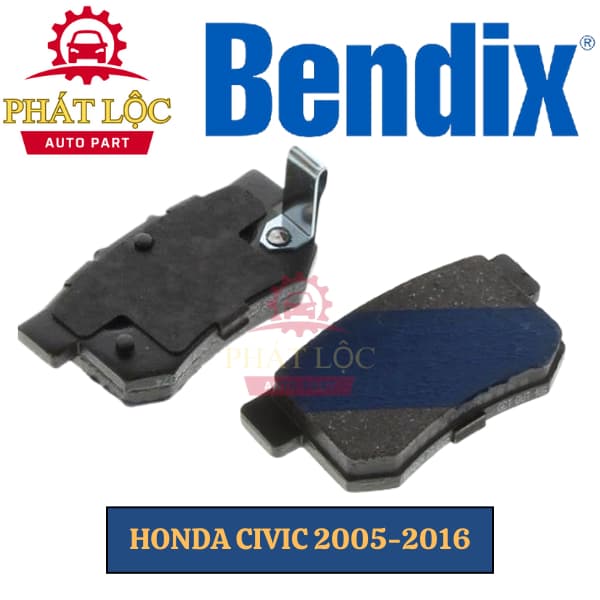 Má phanh sau  Bendix phù hợp Honda Civic 2005-2016, Accord 2003-2007 ( Bendix chính hãng) - ảnh 3