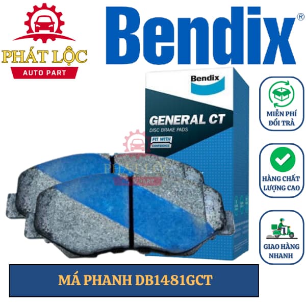Má phanh trước Bendix phù hợp Honda Civic 2017-2023 ( Bendix chính hãng)