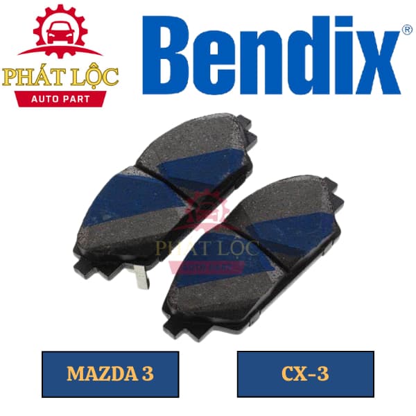 Má phanh trước Bendix phù hợp với  Mazda3 2015-2023, CX-3 1.5 2016-2023, CX-30 2.0 2019-2023 ( Bendix chính hãng) - ảnh 3